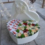 Сердце, конфеты раффаэлло